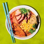 Ramen au filet de porc mariné char siu