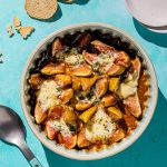 Figues rôties avec fromage bleu