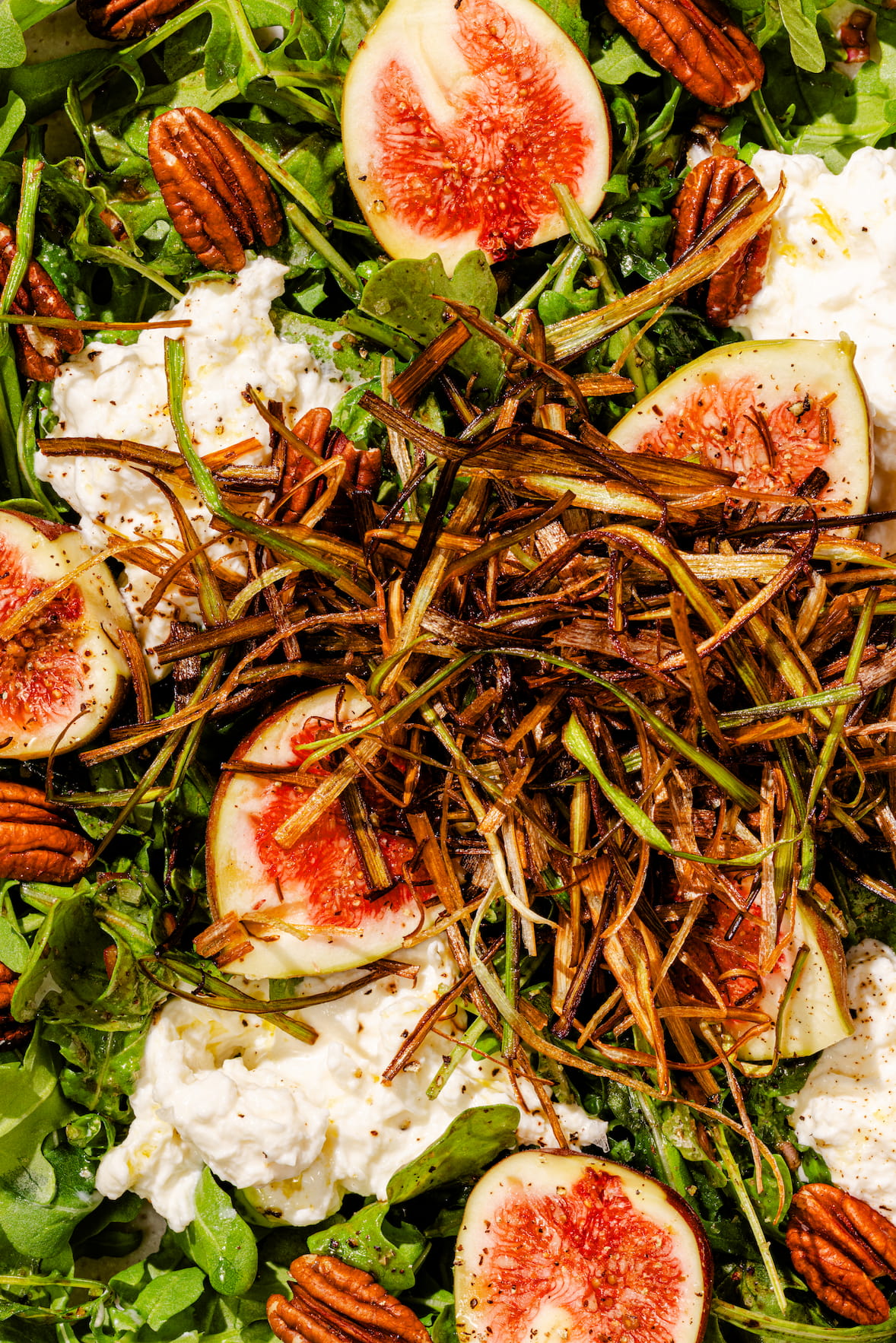 Salade de roquette et figues