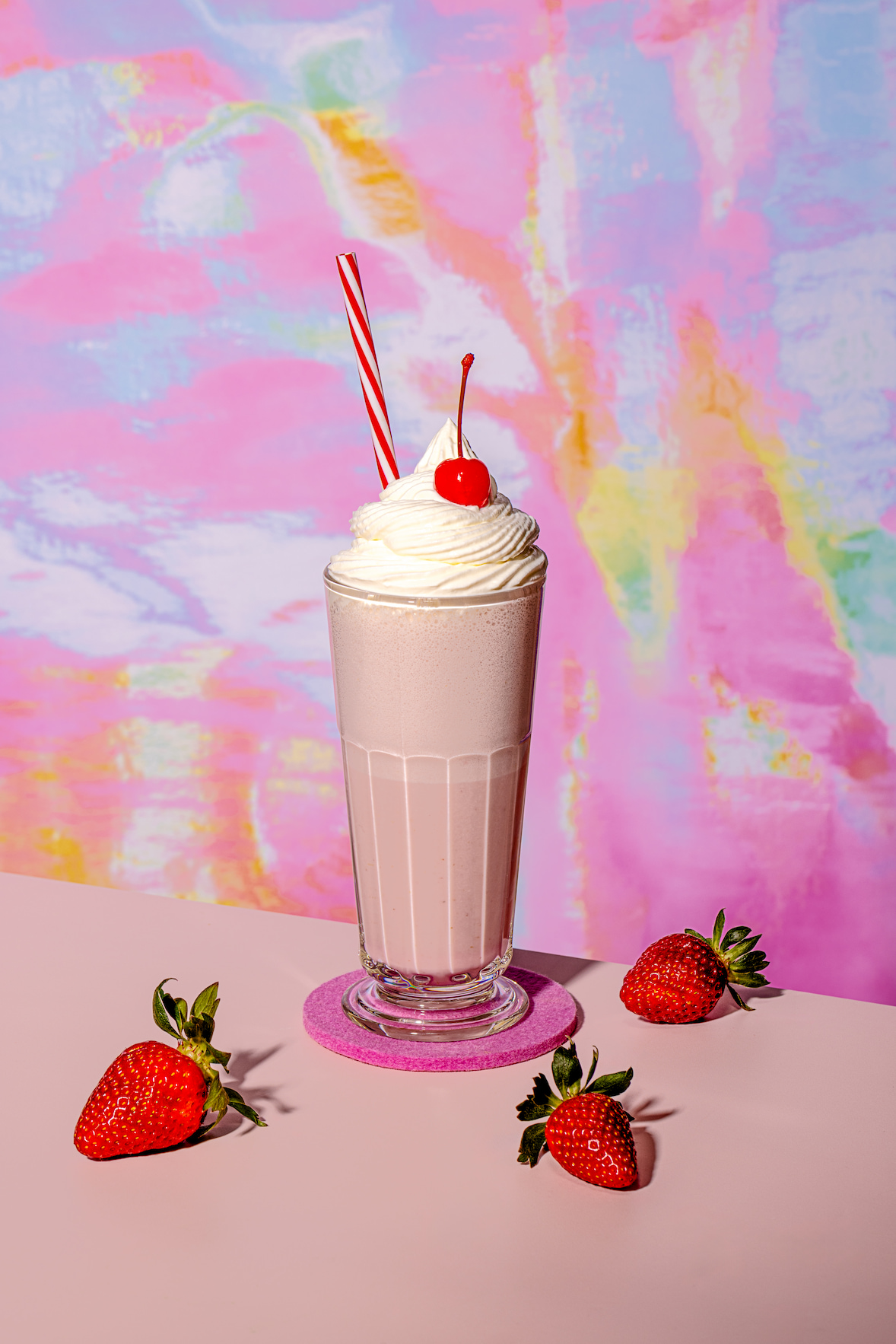Milkshake aux fraises