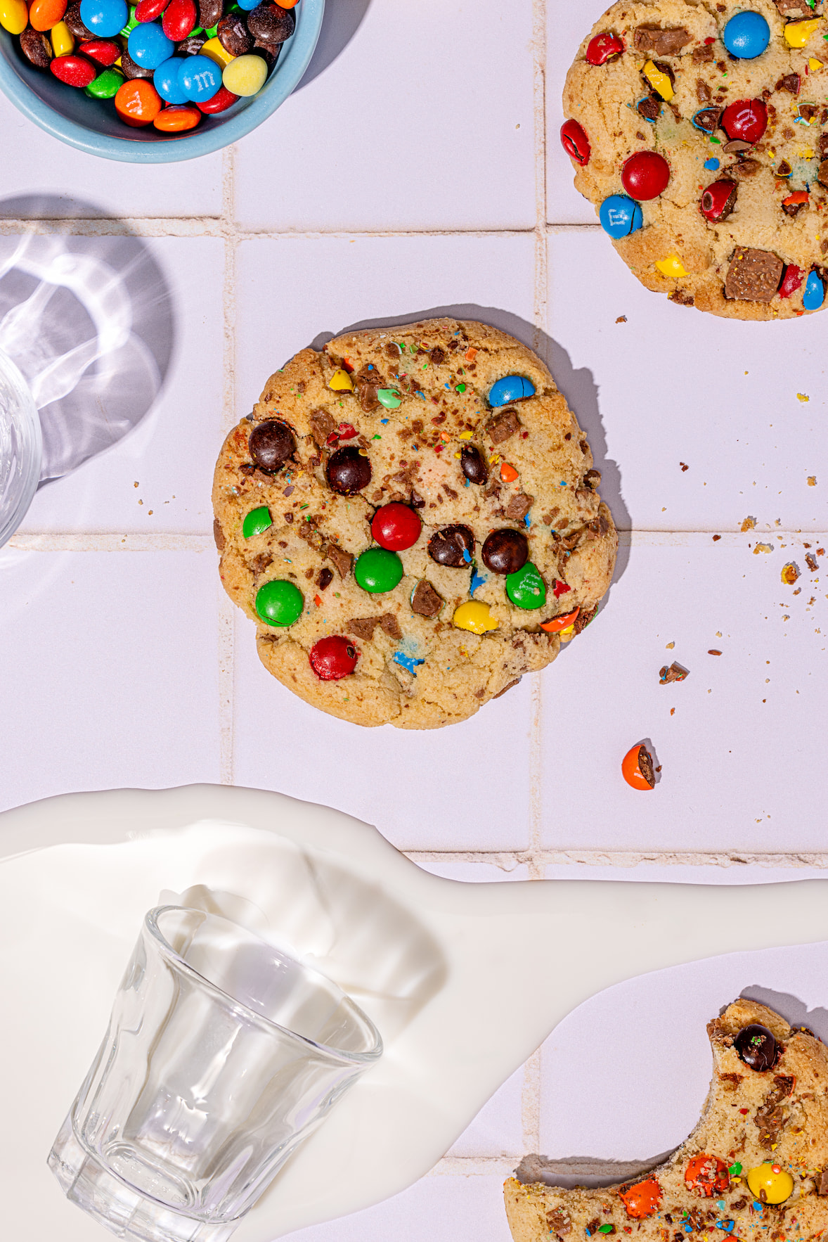 Biscuits au chocolat M&M's