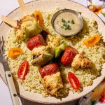 Brochettes de poulet au four