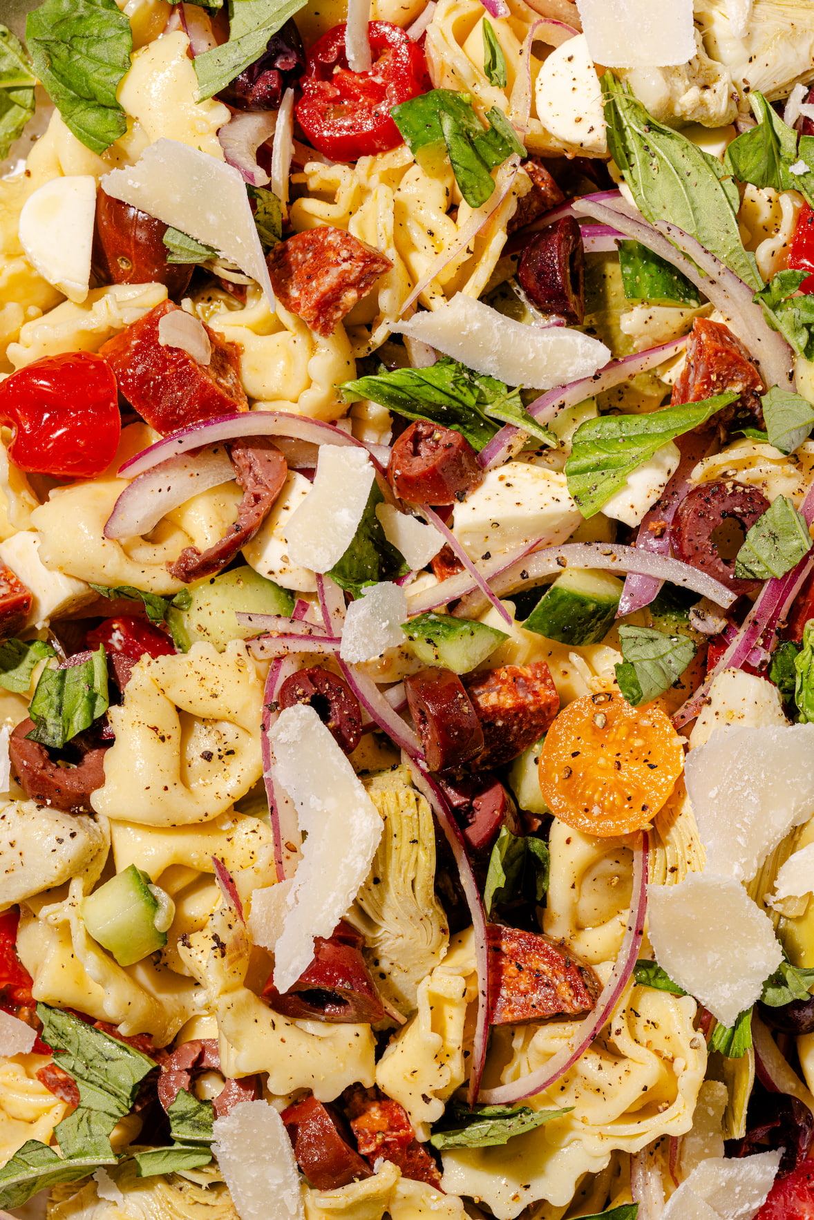 Salade froide de tortellinis