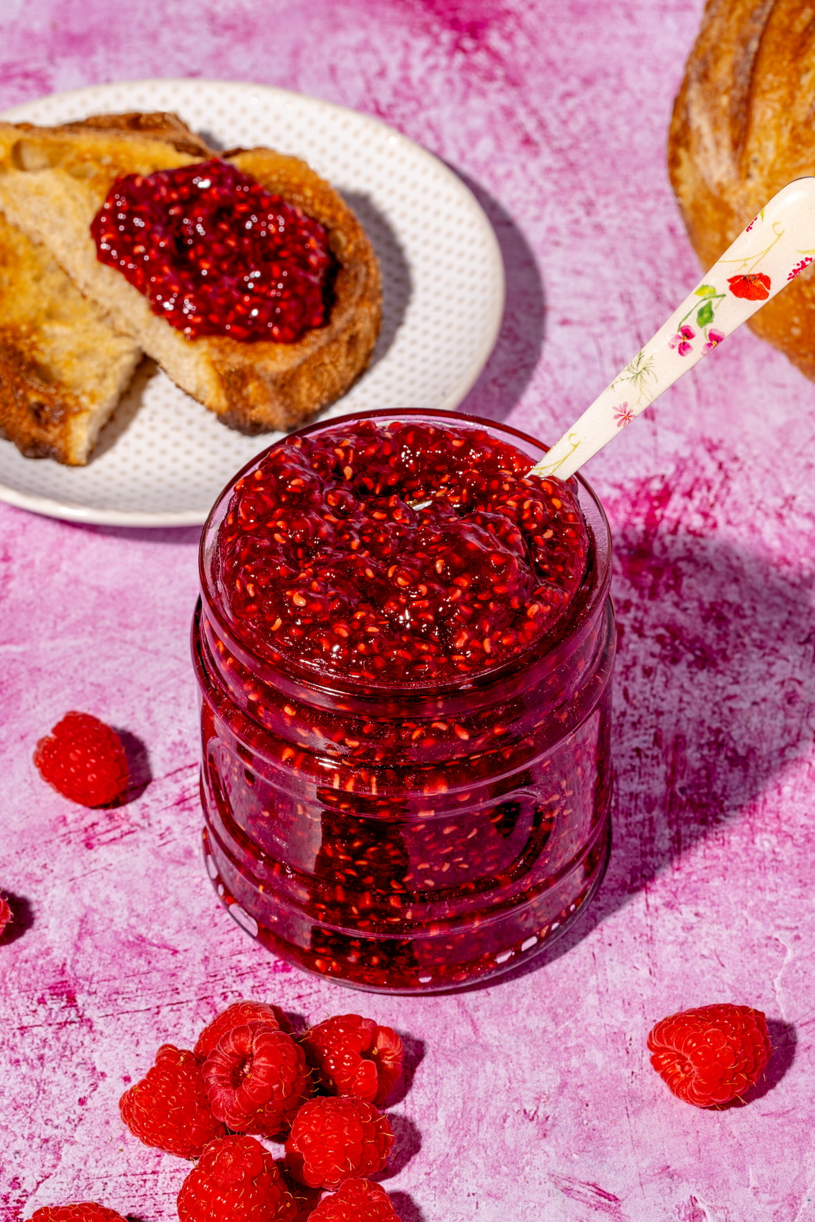 Confiture de framboises