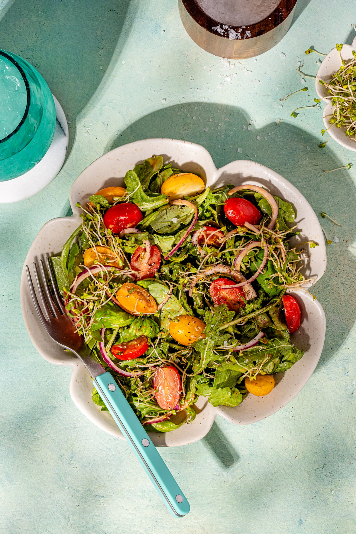 Salade de roquette simple