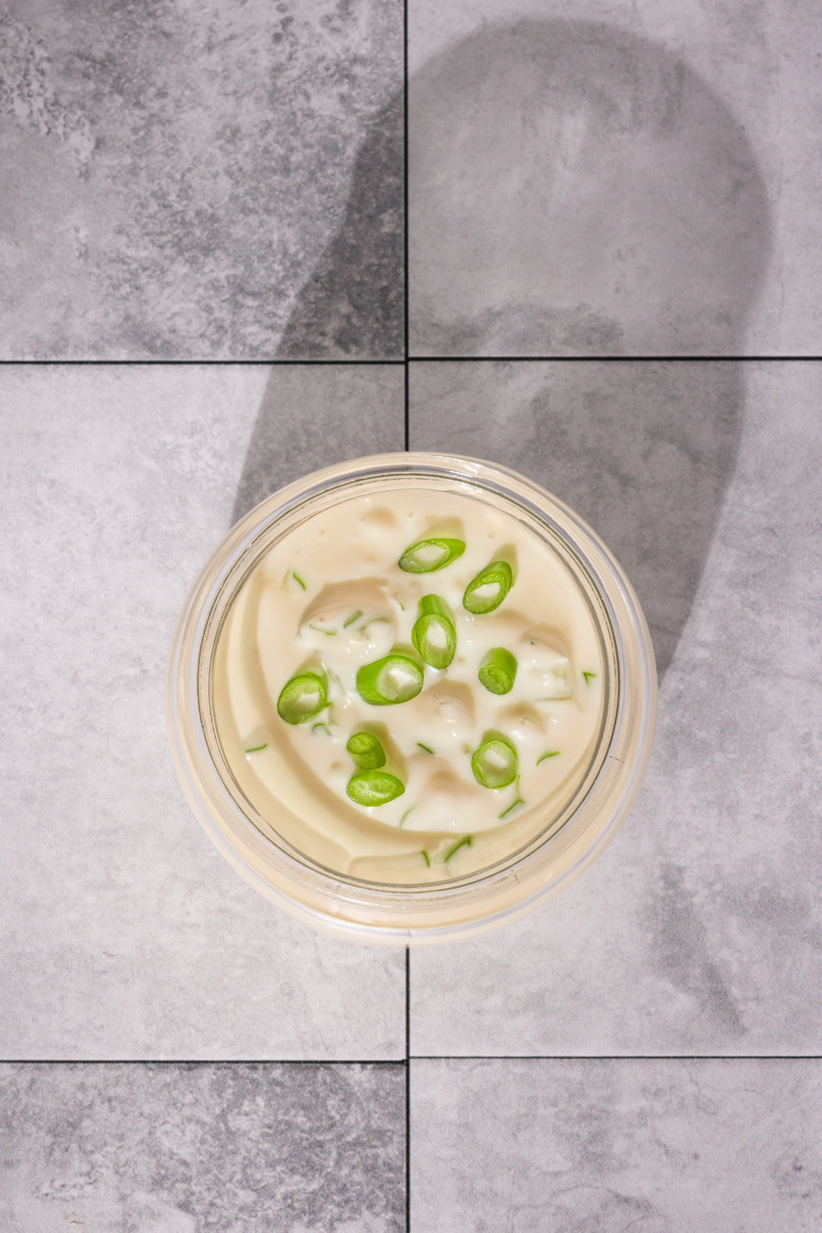 Sauce aux oignons verts pour fondue