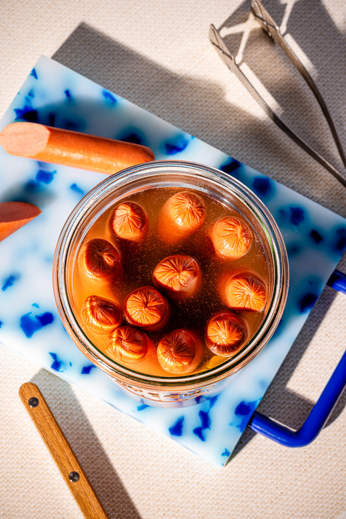 Saucisses dans le vinaigre