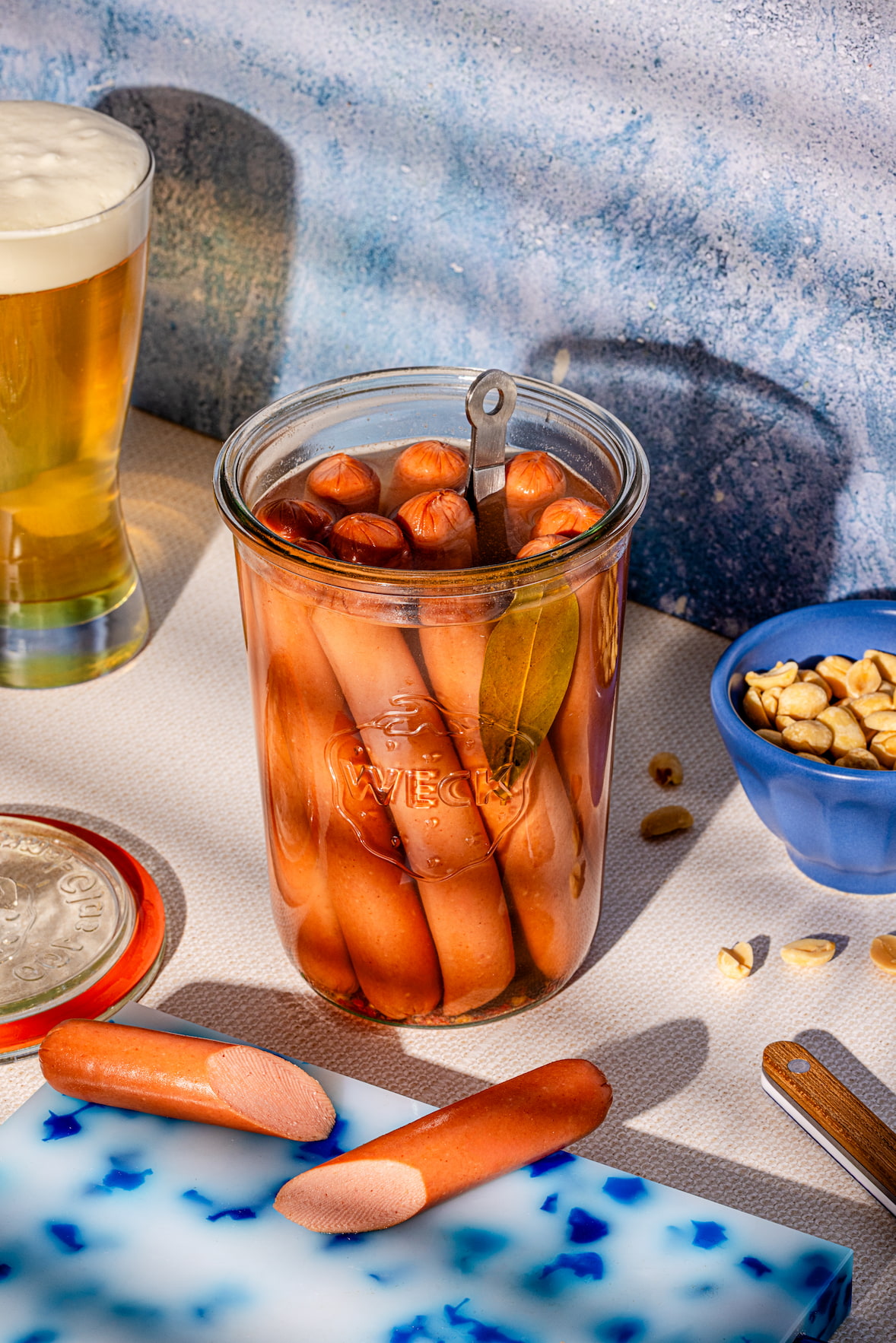 Saucisses dans le vinaigre