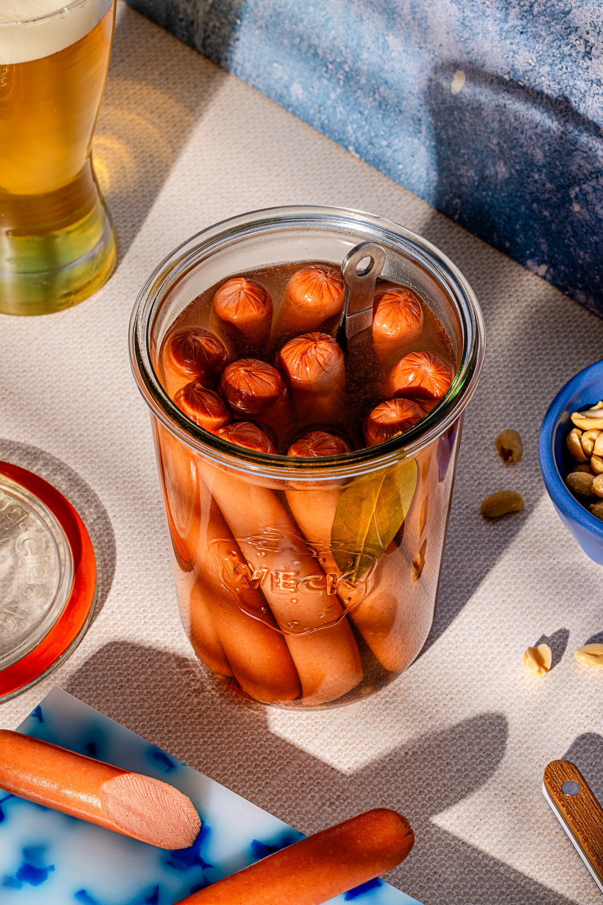 Saucisses dans le vinaigre