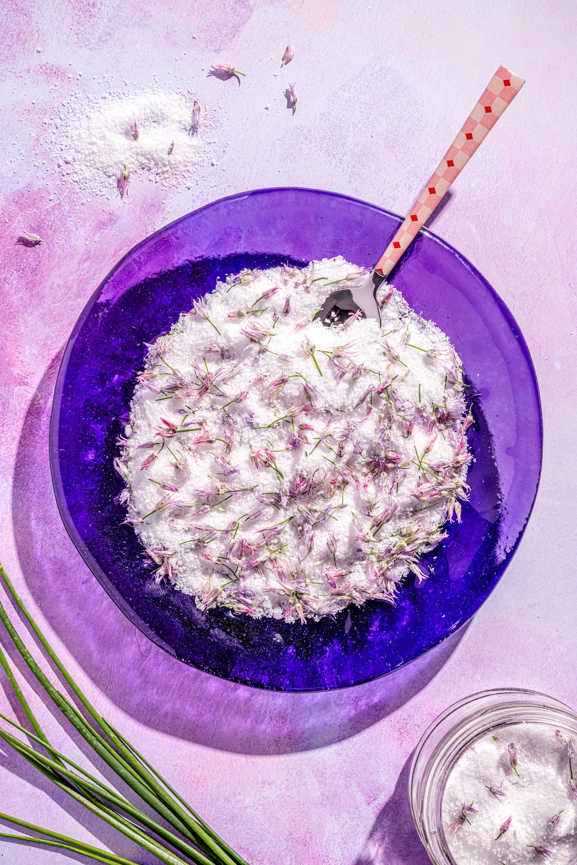 Sel aromatisé à la fleur de ciboulette