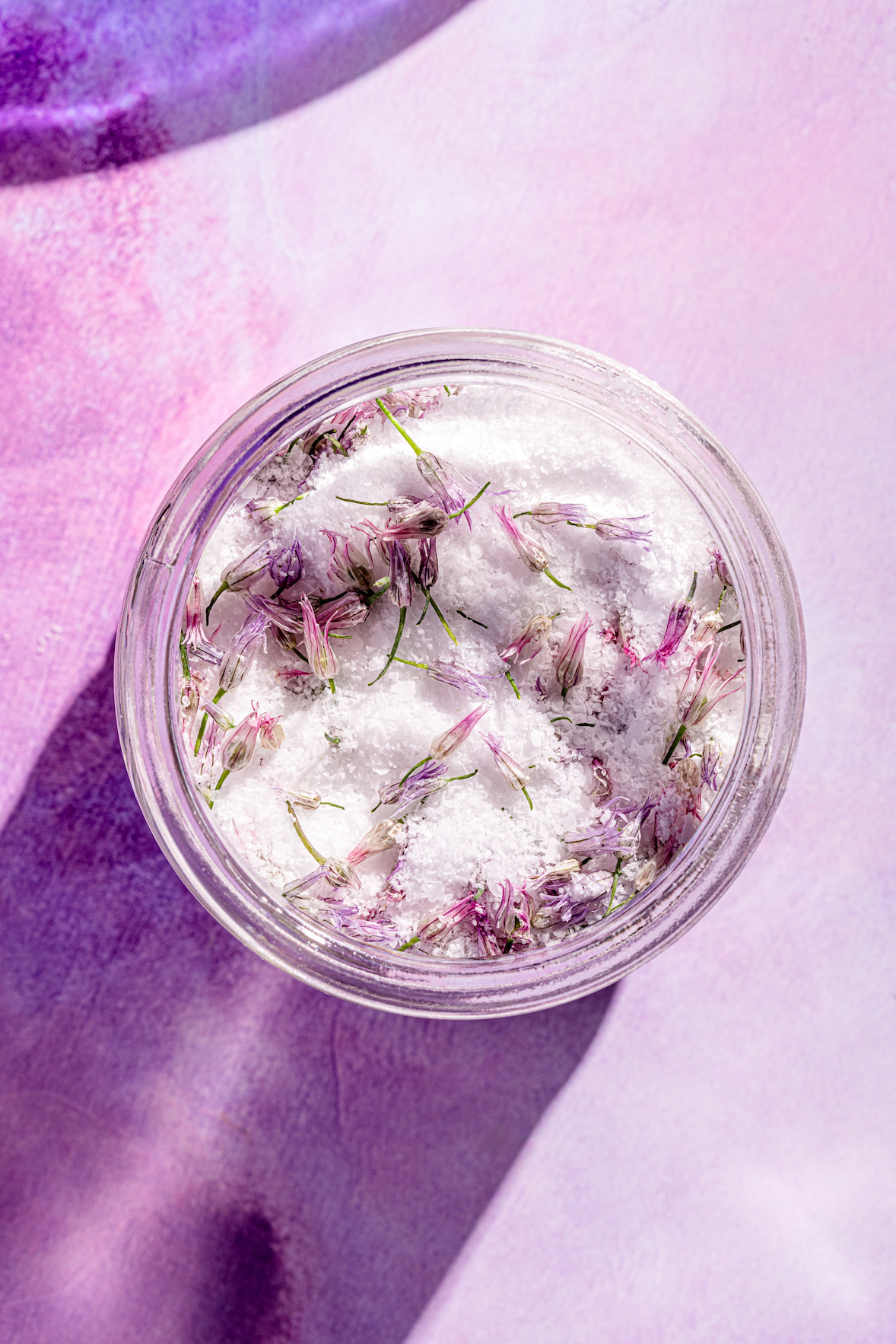 Sel aromatisé à la fleur de ciboulette